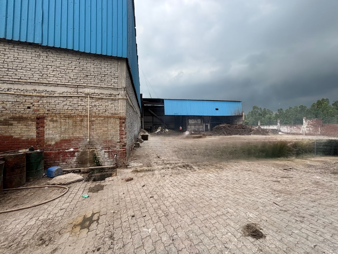 Soaking / processing tanks at NTG facility